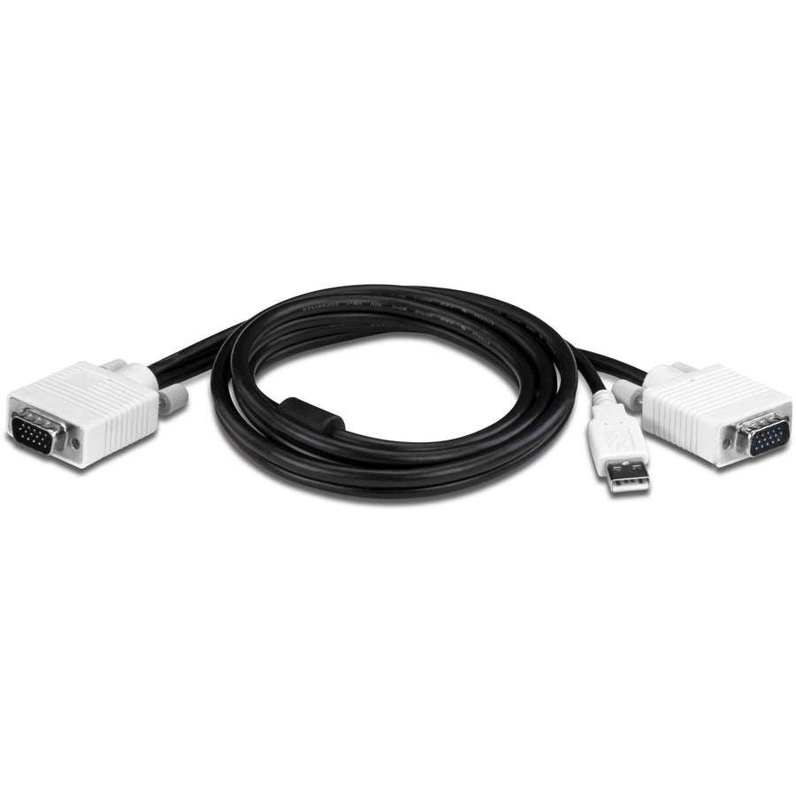 2 Port USB KVM Switch Kit Audio VGA - Desktop Computer Control | TRENDnet TK-209K