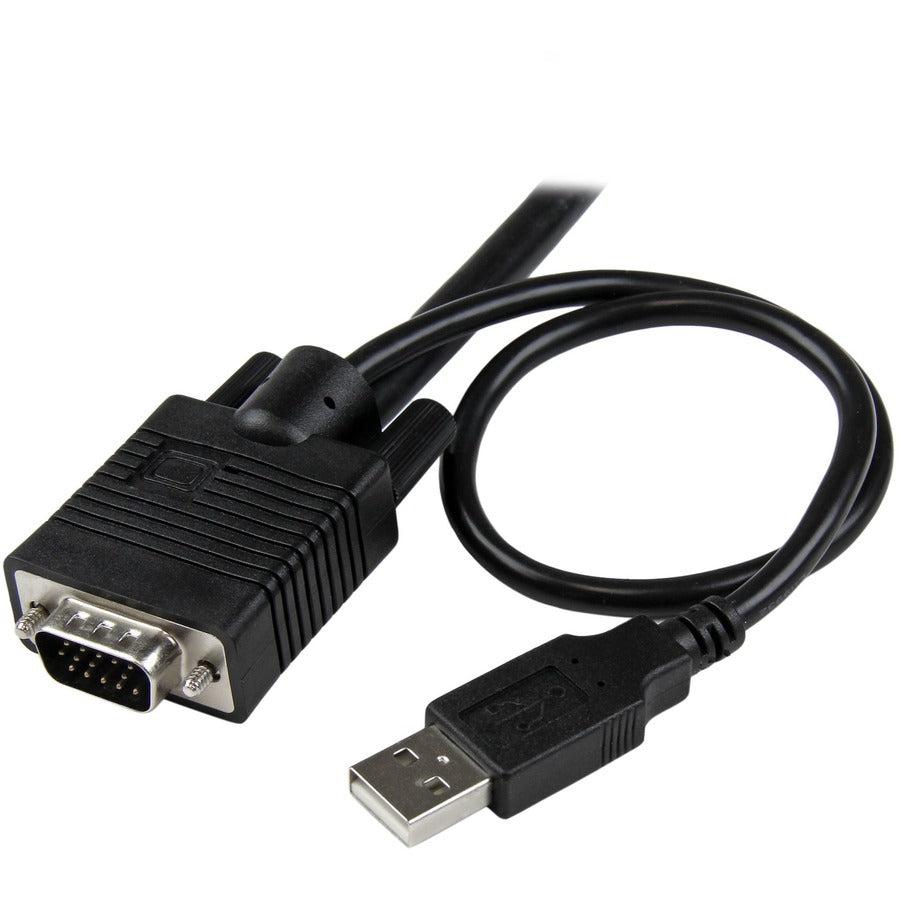 2-Port USB VGA KVM Switch - Desktop Computer Switching Solution | TecISoft SV211USB