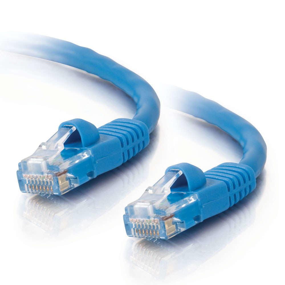 200ft Cat5e Ethernet Cable - Blue Snagless UTP Patch Cable | C2G 21943