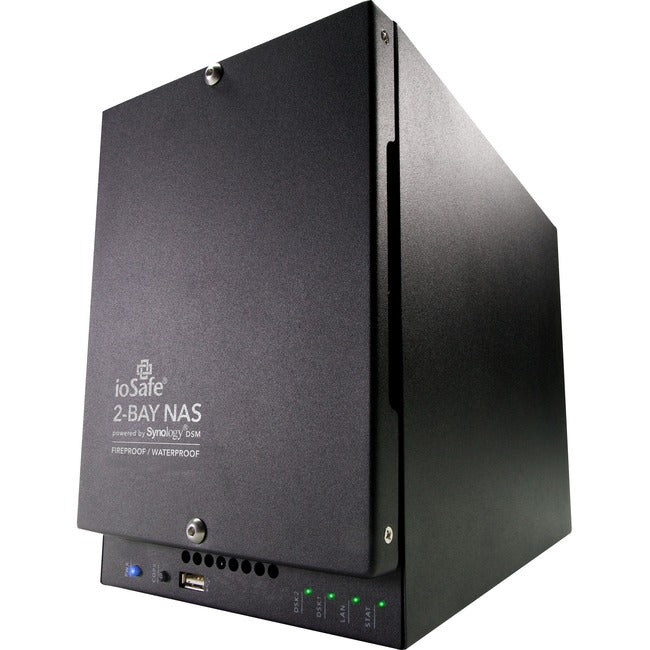 ioSafe 218 SAN/NAS Server with NAS Hard Drives 218-8TB1YR