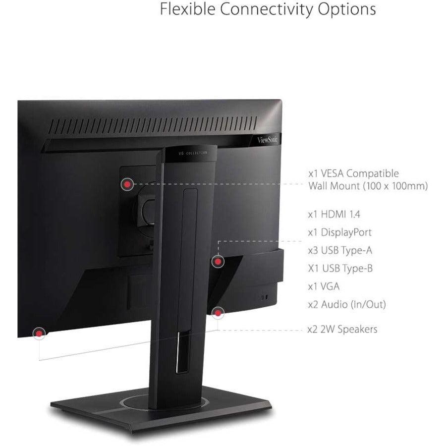 24 Inch Full HD Business Monitor - Ergonomic ViewSonic Display | TecISoft VG2440