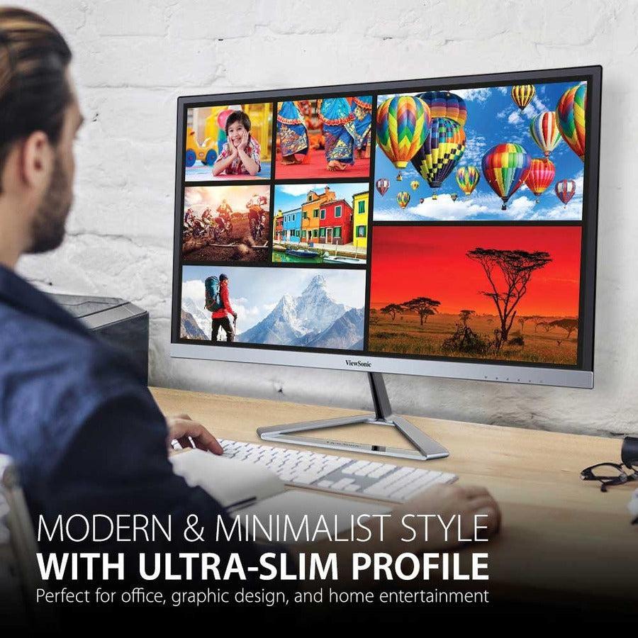 27 Inch IPS Monitor Full HD - ViewSonic Frameless Gaming Monitor | Tecisoft VX2776-SMHD