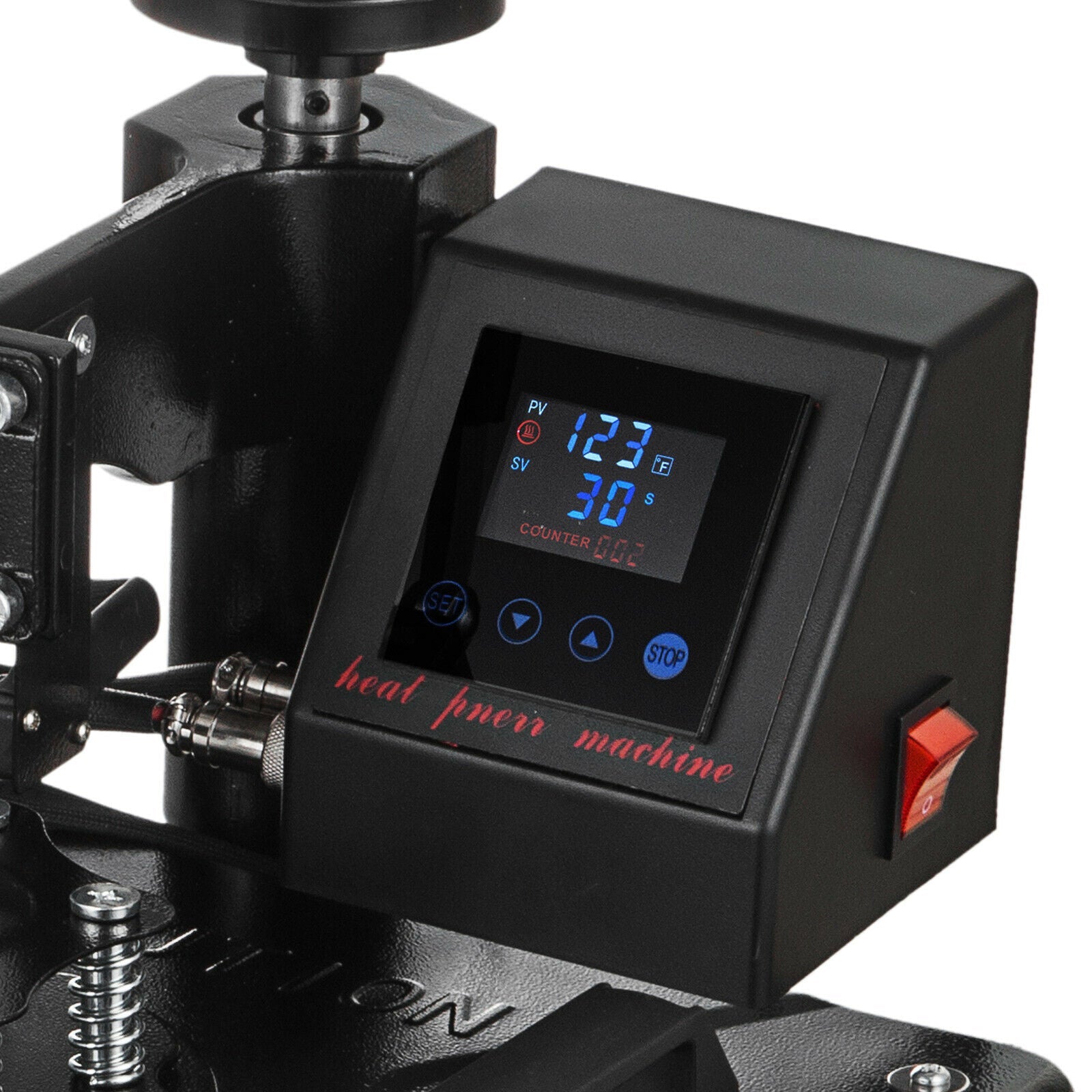 2In1 Combo 15"X15" T-Shirt Hat Heat Press Transfer Printing Machine Swing Away