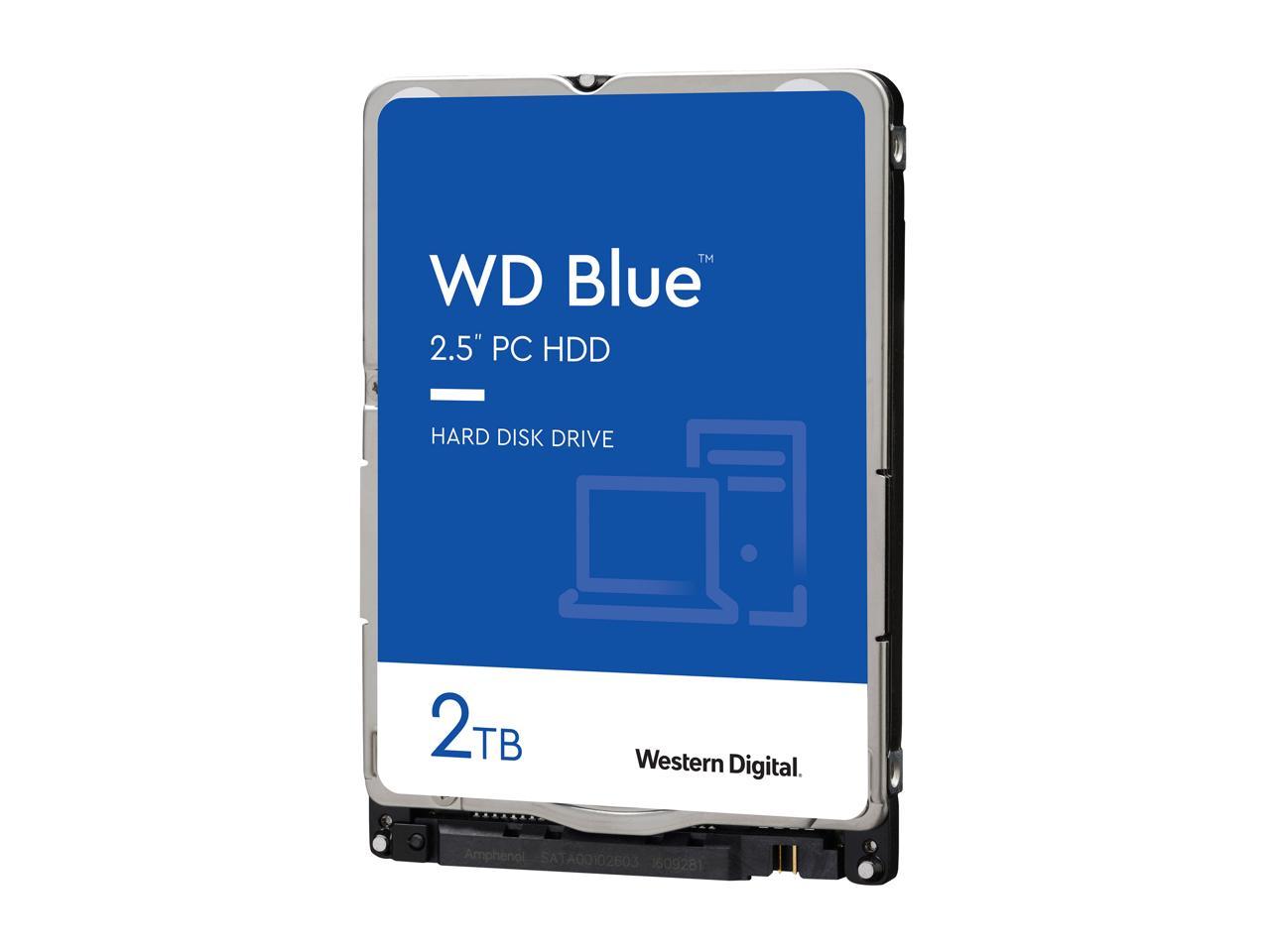 2TB Laptop Hard Drive - WD Blue PC Mobile Storage Solution | TechySoft WD20SPZX