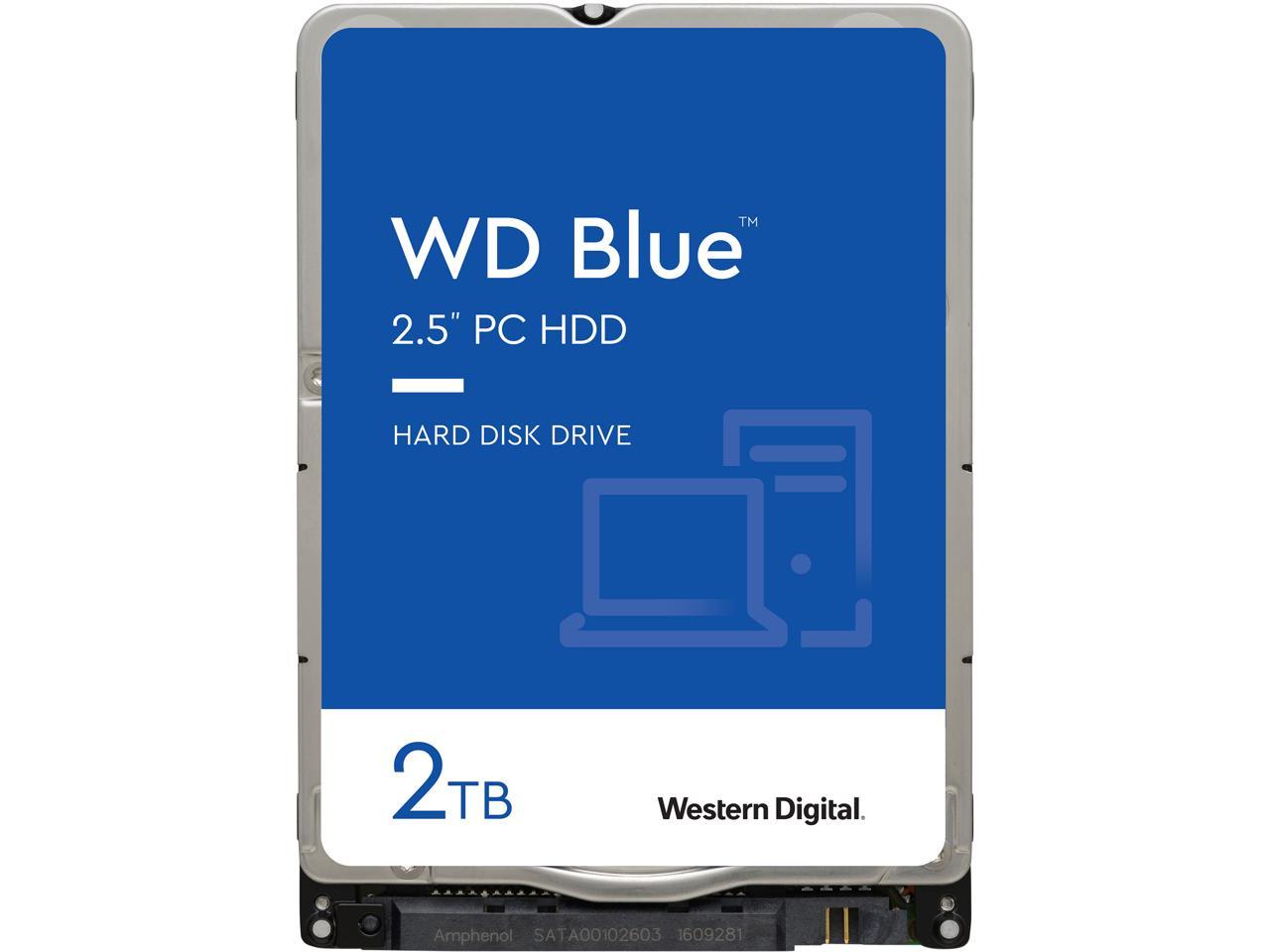 2TB Laptop Hard Drive - WD Blue PC Mobile Storage Solution | TechySoft WD20SPZX