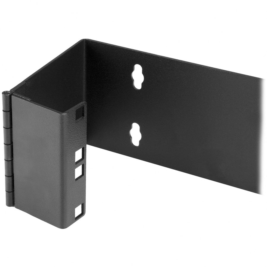2U Hinged Wall Mount Patch Panel Bracket - 6 Inch Deep Rack Mounting | StarTech WALLMOUNTH2