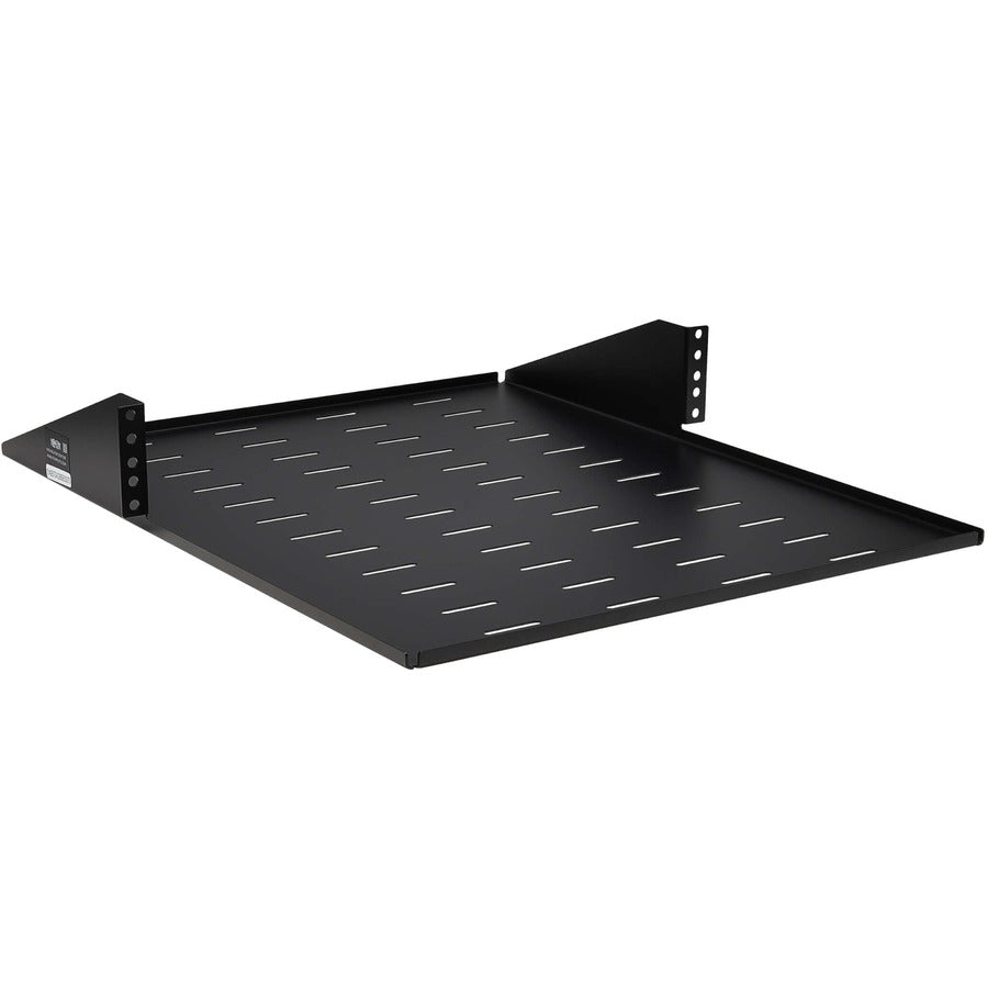 2U Server Rack Shelf - Center-Mounted Steel Rack Storage | Tripp Lite by Eaton SRSHELF2PCENTER