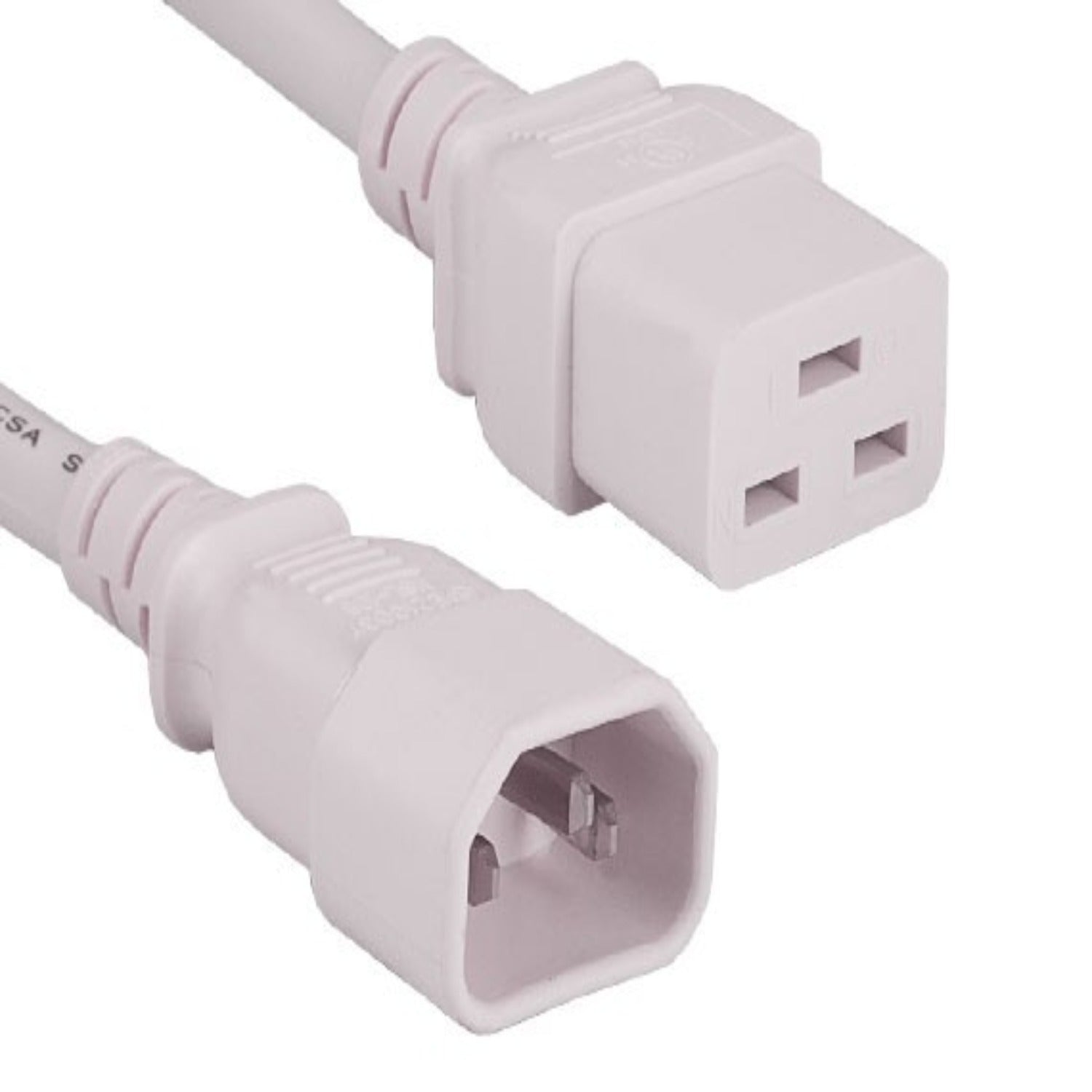 2ft C13 Female to C14 Male 14AWG 100-250V at 10A Red Power Cable ADD-C132C1414AWG2FRD