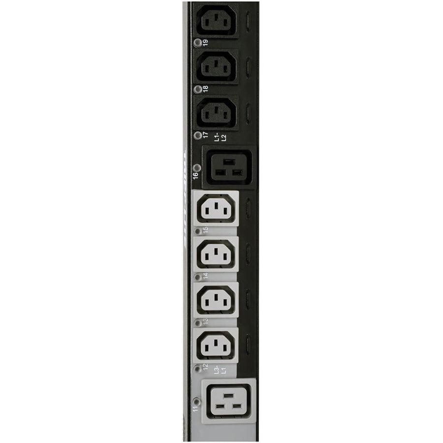 3 Phase Monitored PDU - Vertical 10kW Power Distribution Unit with LCD Display | Tripp Lite by Eaton PDU3EVS6L2130