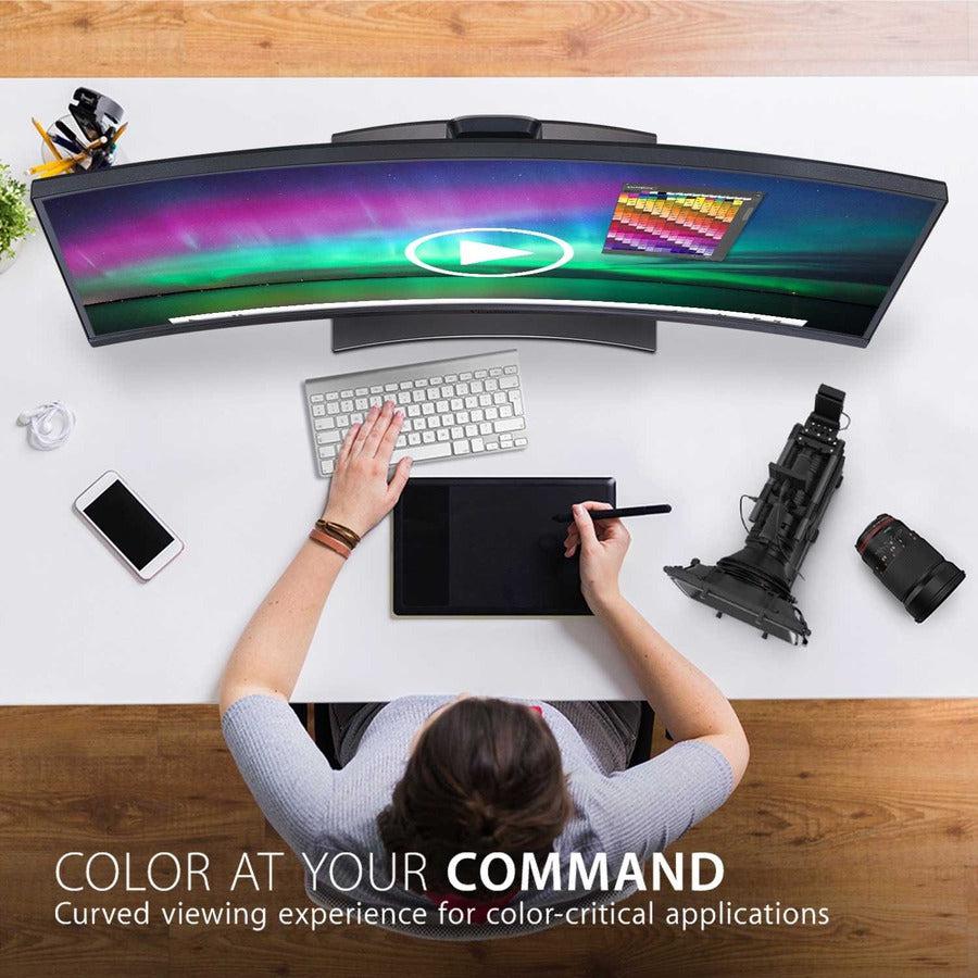 38 Inch Monitor Curved - ViewSonic VP3881a WQHD+ Pantone Validated Professional Display | TecISoft