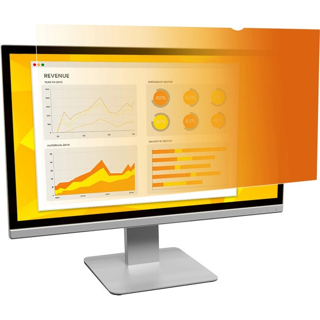 3M&trade; Gold Privacy Filter for 23.8in Monitor, 16:9, GF238W9B