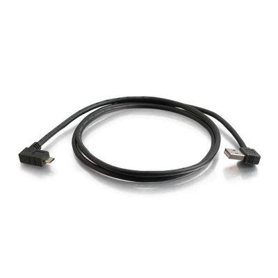 3.3ft USB 2.0 A Right Angle Micro-USB B Cable 28113
