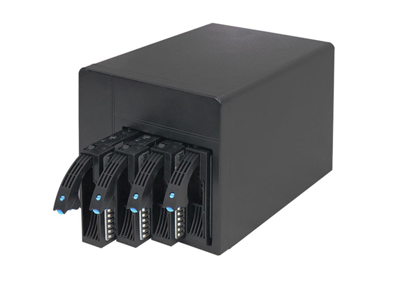 4-Bay Nas Chassis Atx Diy Hot-Swappable Ipfs Server Mini Mini-Itx Chassis / Empty Case
