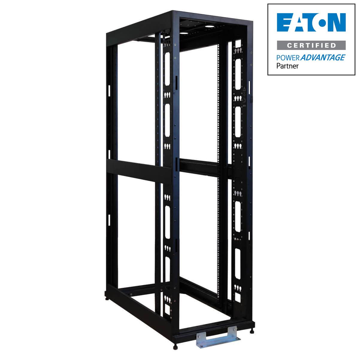42U Open Frame Rack 4-Post Mid-Depth - SmartRack Server Rack | Tripp Lite by Eaton SR42UBMDEXPND