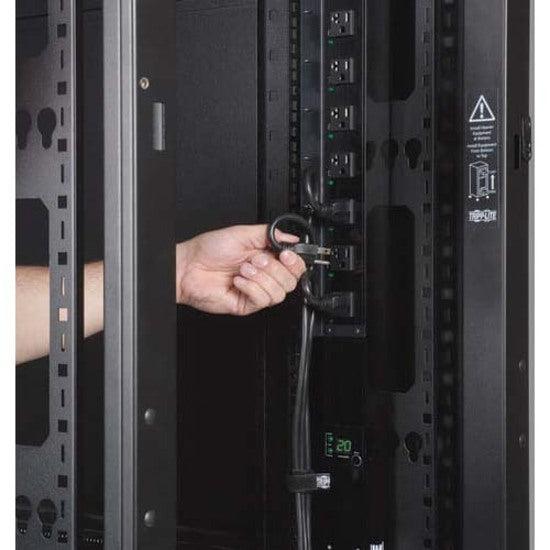 42U Server Rack Cabinet - Shallow Depth Data Center Enclosure | Eaton Tripp Lite SR42UBSD