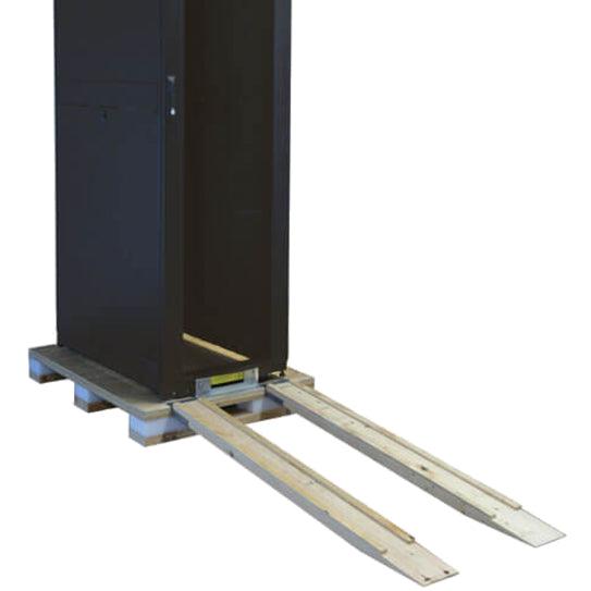 42U Server Rack Enclosure - Standard Depth Cabinet with Shock Pallet | Tecisoft SR42UBSP1