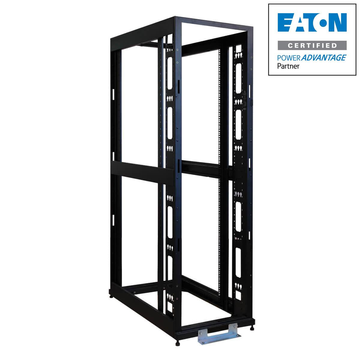 42U Server Rack Open Frame - SmartRack 4-Post Mid-Depth Expansion | TecISoft SR42BMDEXPNDNR3
