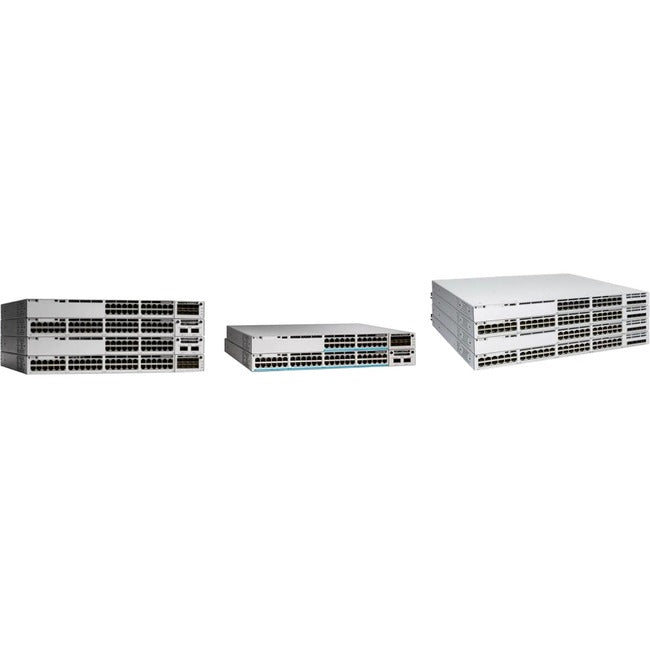 48 Port PoE Switch - Cisco C9300-48H-E Enterprise Network Switch | ServerSupply