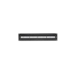 48Port 2U Patch Panel With,Extreme Jacks Black
