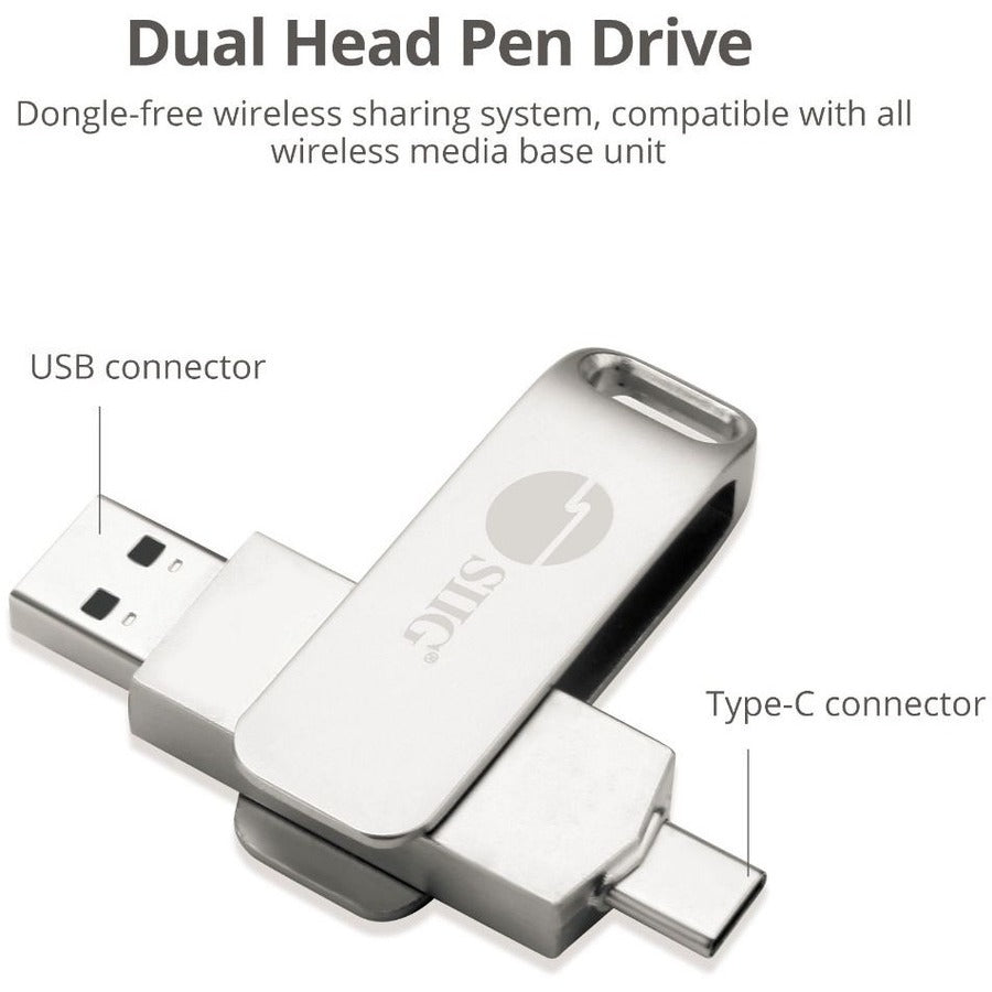 4K Dual View Wireless Media Presentation Switch Gateway - For Meetings & Boardroom Presentation CE-H25Y11-S1