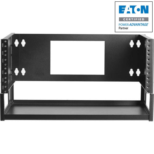 4U Wall-Mount Bracket with Shelf for Small Switches and Patch Panels, Hinged SRWO4UBRKTSHELF
