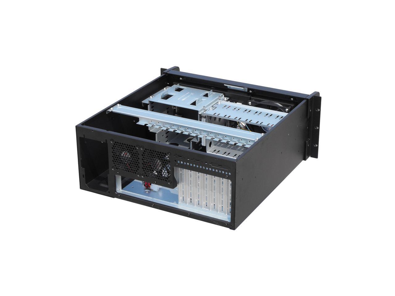 4U Industrial Control Chassis / Standard Rack-Mounted Industrial Chassis / 2 5.25-Inch Optical Drive Bays / 7 Pci / Pcie Full-Height Expansion Slots