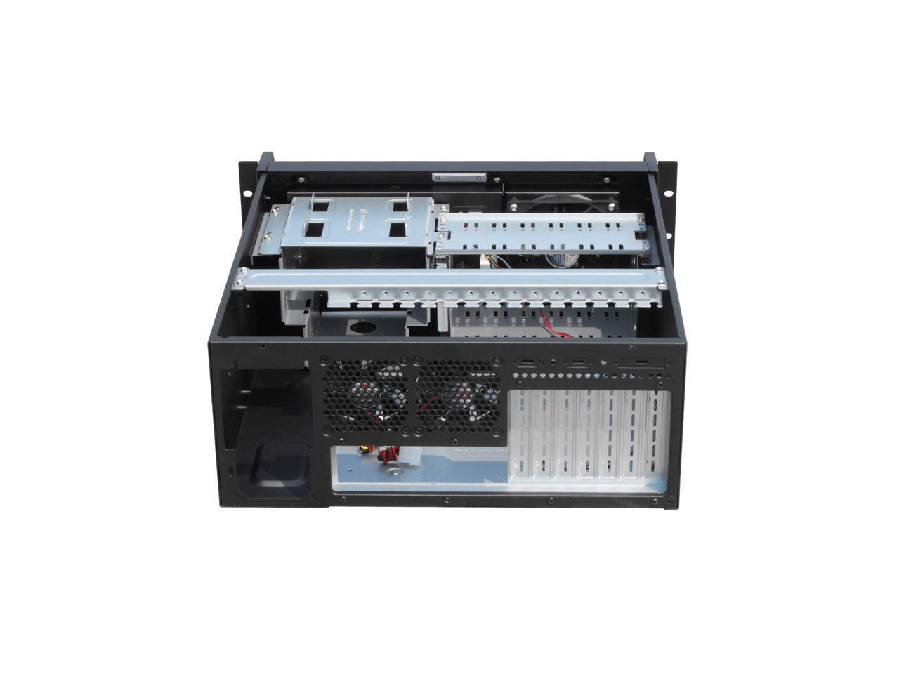 4U Industrial Control Chassis / Standard Rack-Mounted Industrial Chassis / 2 5.25-Inch Optical Drive Bays / 7 Pci / Pcie Full-Height Expansion Slots
