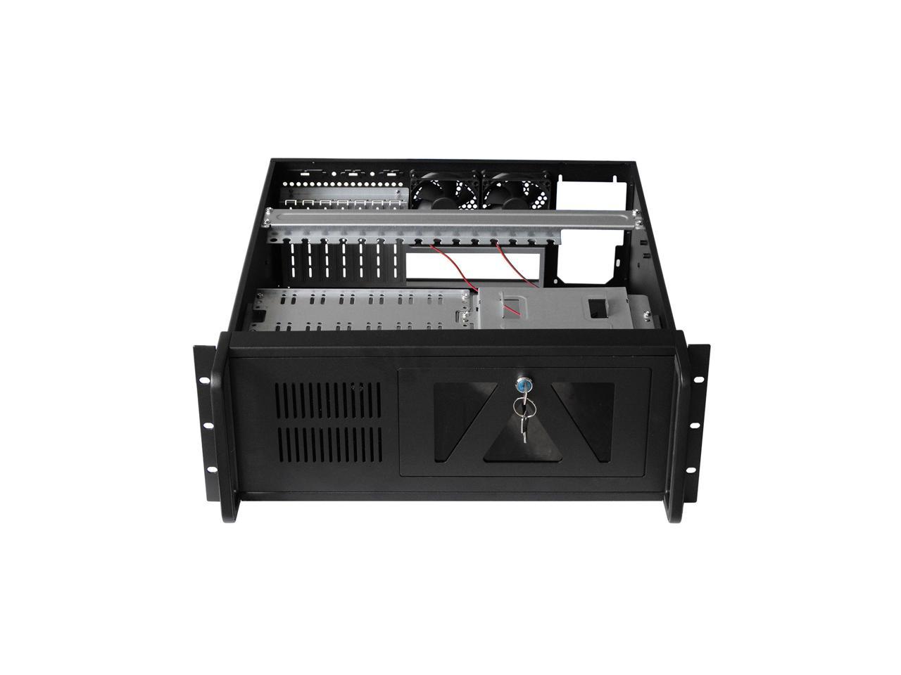 4U Industrial Control Chassis / Standard Rack-Mounted Industrial Chassis / 2 5.25-Inch Optical Drive Bays / 7 Pci / Pcie Full-Height Expansion Slots