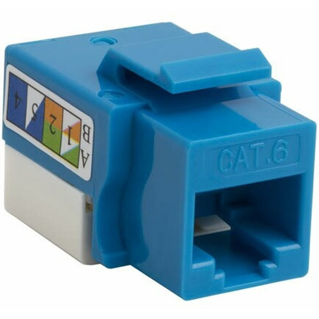 4Xem 10 Pack Cat6 Rj45 Keystone Jack Utp 110-Type (Blue)