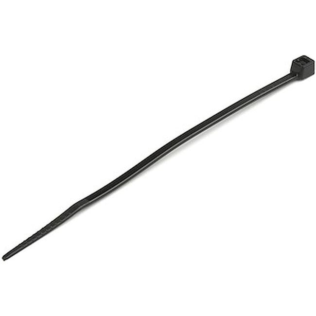 4Xem 100 Pack 6" Reusable Cable Ties - Black Medium Nylon/Plastic Zip Tie