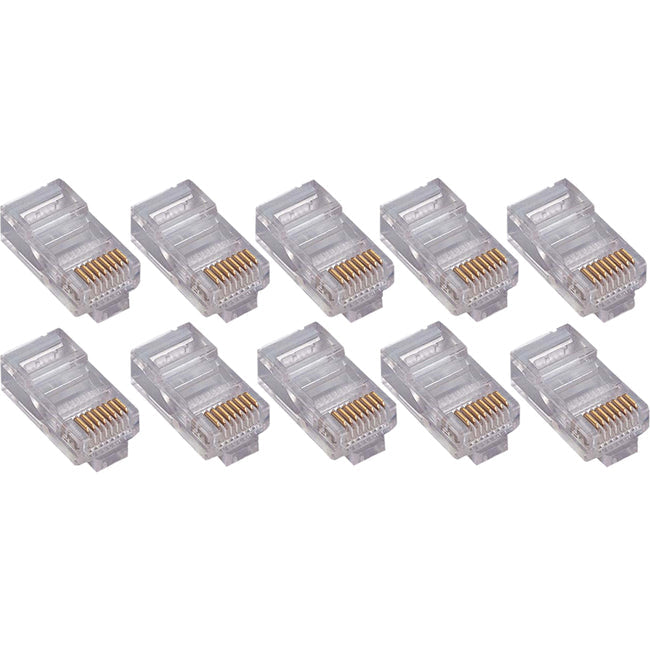 4Xem 100 Pack Cat5E Rj45 Modular Ethernet Plugs For Stranded Or Solid Cat5E Cable