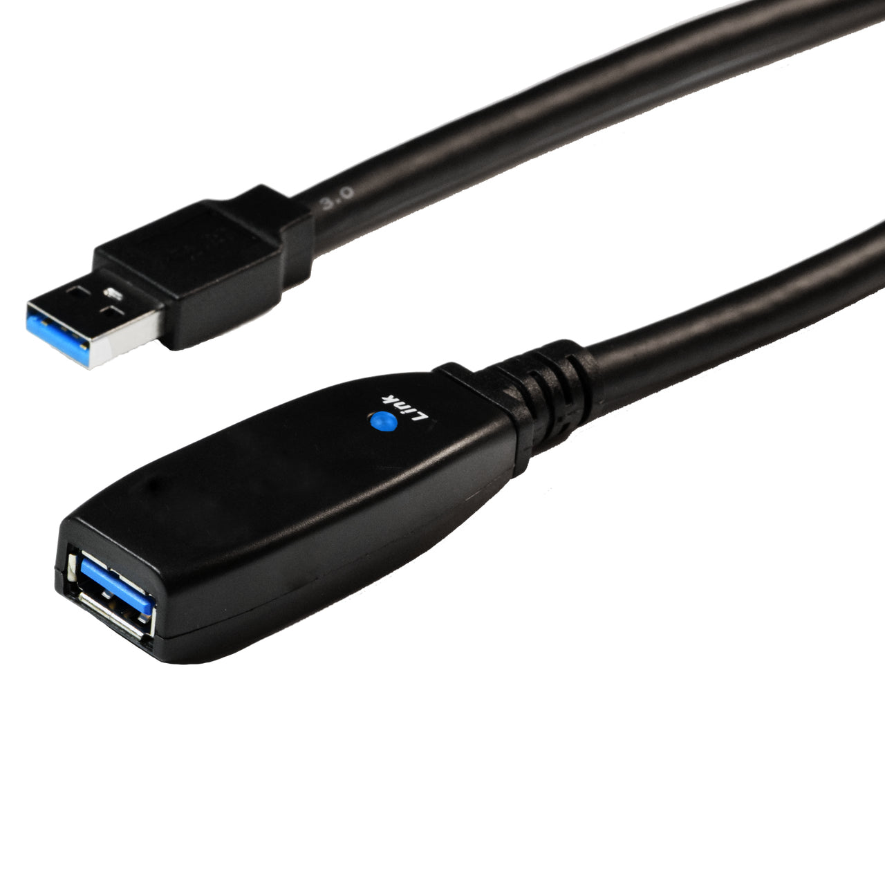 4XEM 15M Active USB 3.0 Male to Female Extension Cable with LED Signal 4X3302A215M