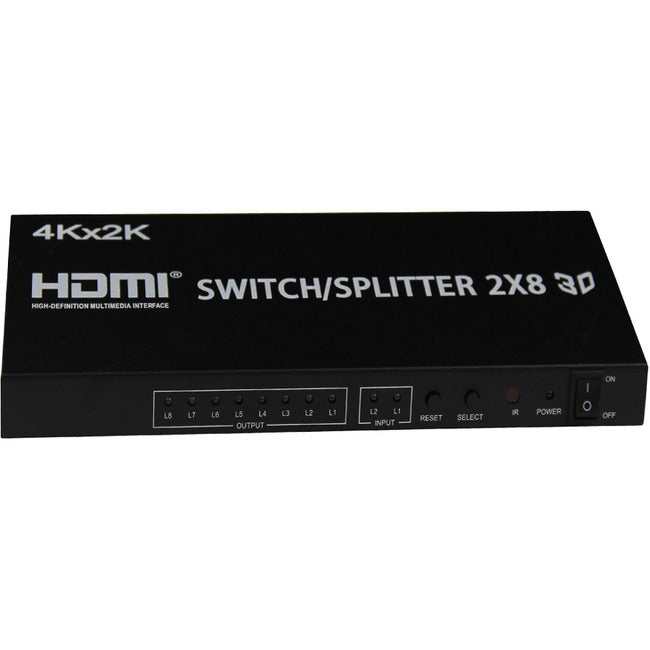 4Xem 2X8 Port Hdmi Video Switcher/Splitter