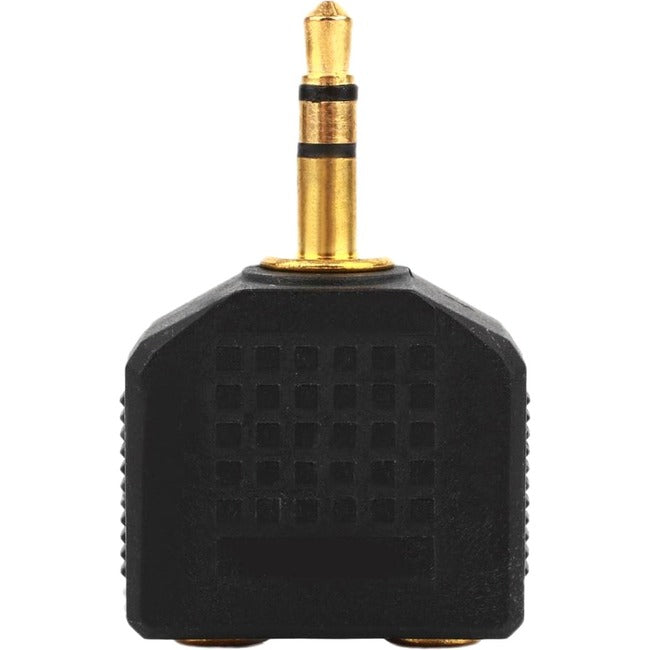 4XEM 3.5mm Mini Jack Headphone Splitter Black 4XIJACKBK
