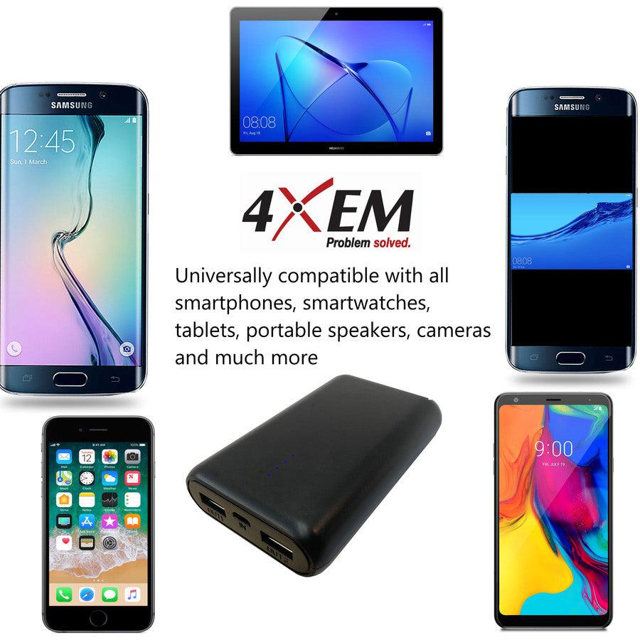 4XEM Fast Charging Power Bank with a 7500mAh Capacity 4XMBLPOWER7500
