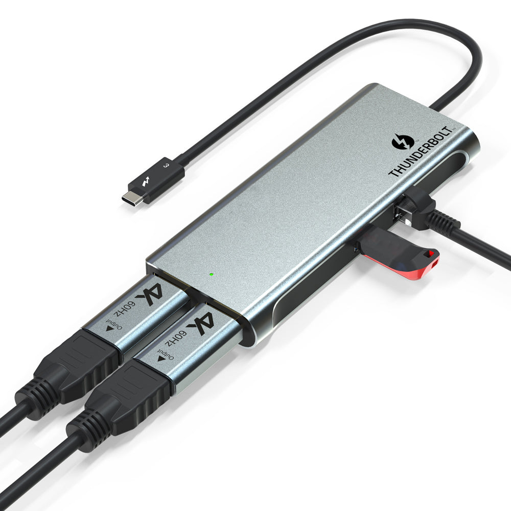 4XEM Thunderbolt 3 Dual 4K Mini Docking Station 4XUTD05H