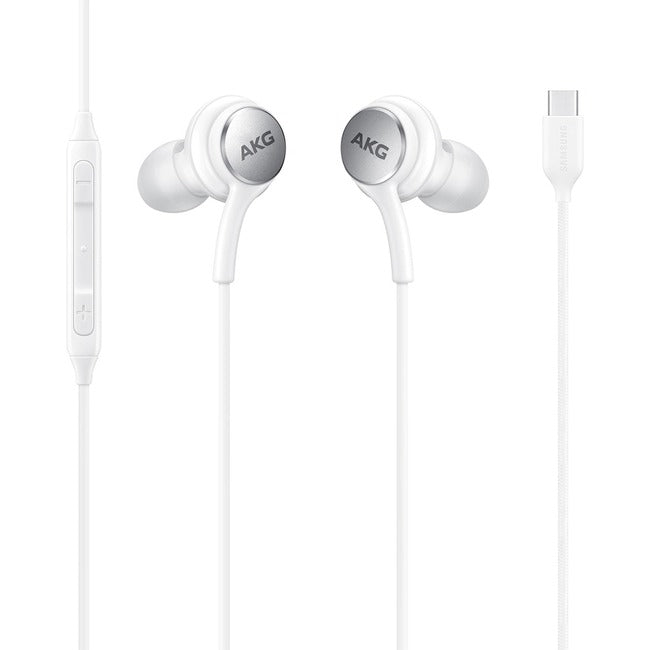 4XEM USB-C AKG Earphones with Mic and Volume Control (White) 4XSAMEARAKGCW