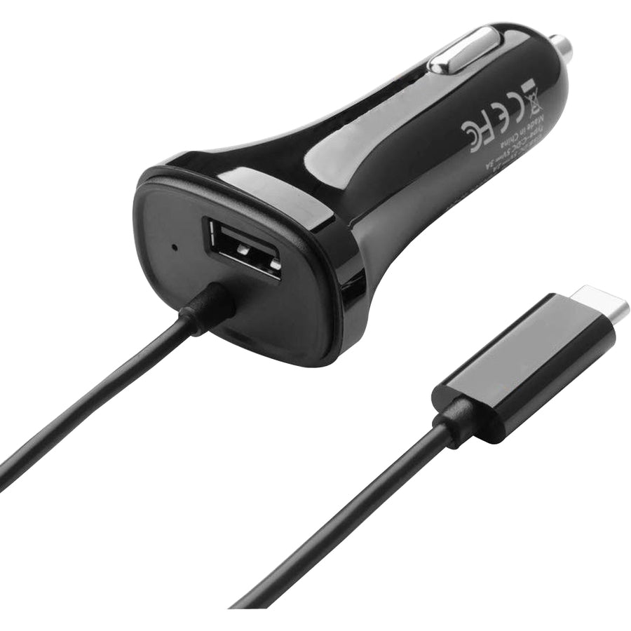 4XEM USB-C Car Charger BLACK 4XUSBCCARCHARGEB