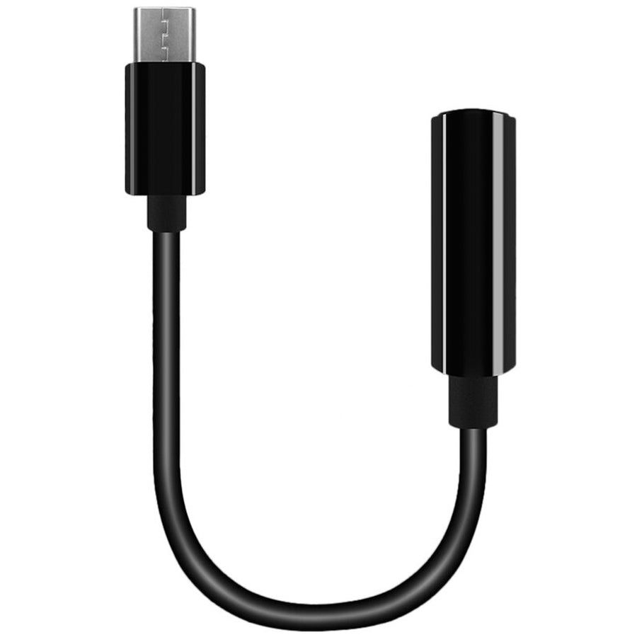 4XEM USB-C Male To 3.5mm Female Adapter Black 4XUSBC35MMB