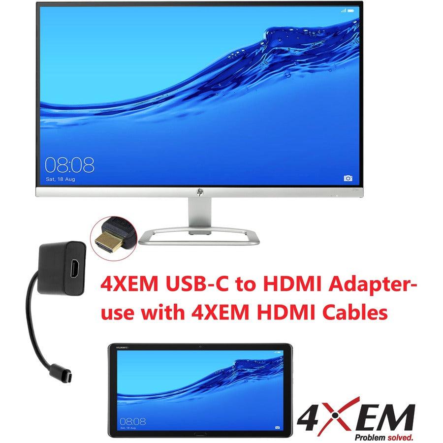 4XEM USB-C to HDMI Adapter 4XUSBCHDMIAB