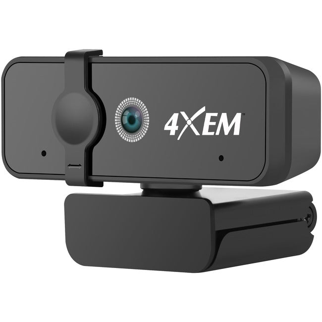 4XEM Webcam - 3 Megapixel - 30 fps - Black - USB 2.0 Type A 4XWEBCAM1080HD