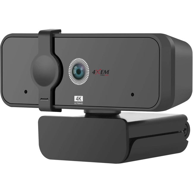 4XEM Webcam - 8 Megapixel - 30 fps - Black - USB 2.0 Type A 4XWEBCAM4K