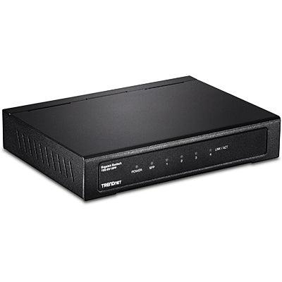 5 Port Gigabit Switch SFP - Fanless Desktop Network Switch | Tecisoft TEG-S51SFP