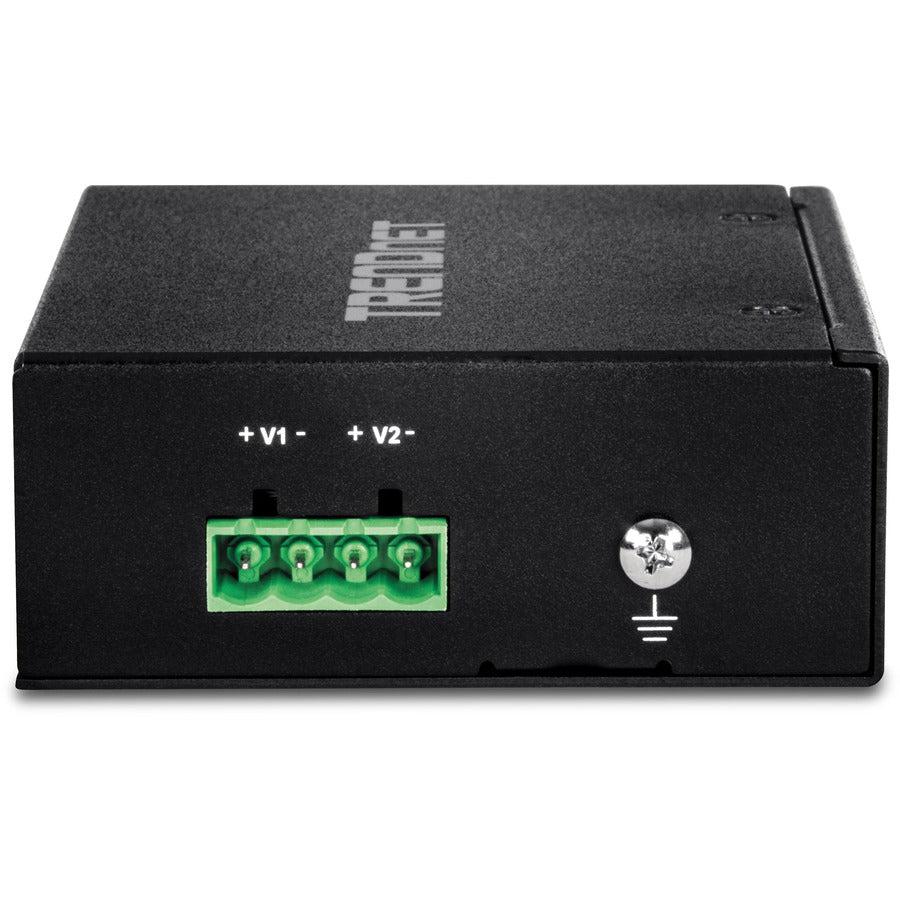 5-Port Industrial Fast Ethernet DIN-Rail Switch - TRENDnet TI-E50