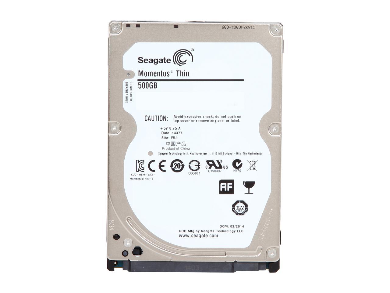 500GB Laptop Hard Drive - 2.5 Inch Thin HDD | Seagate ST500LM021