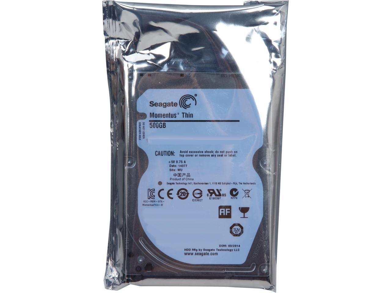 500GB Laptop Hard Drive - 2.5 Inch Thin HDD | Seagate ST500LM021