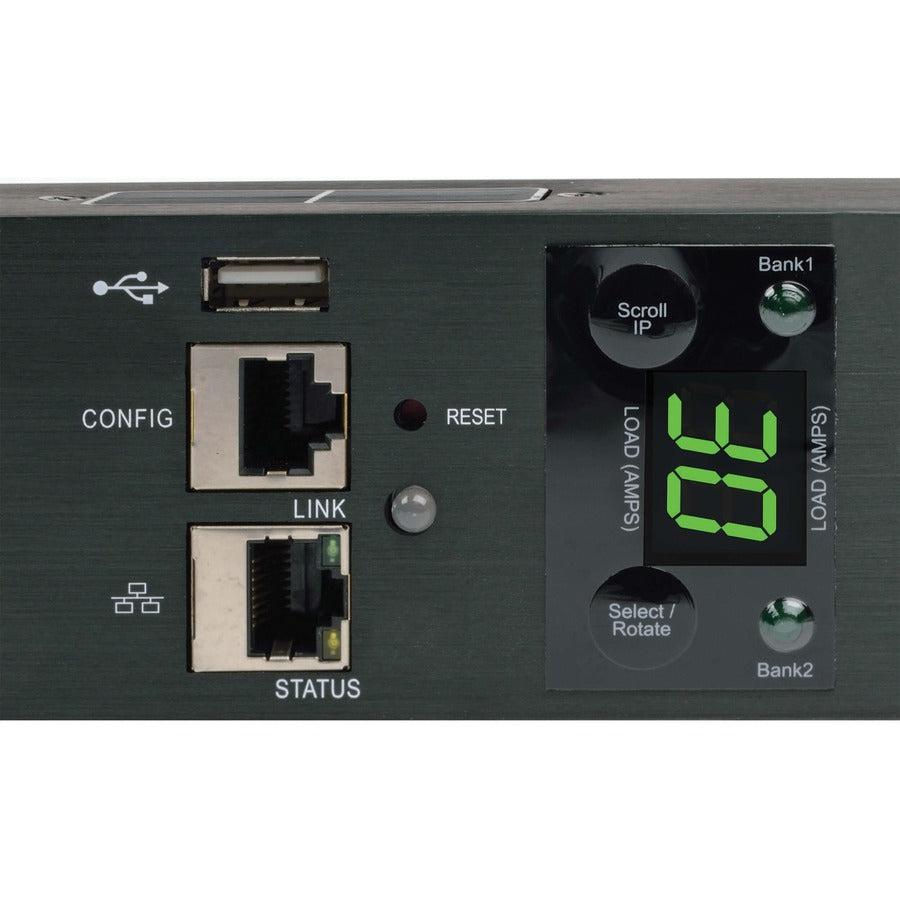 5.8kW Single-Phase Monitored Per-Outlet PDU - LX Platform, 24 Outlets PDUNVR30HVLX