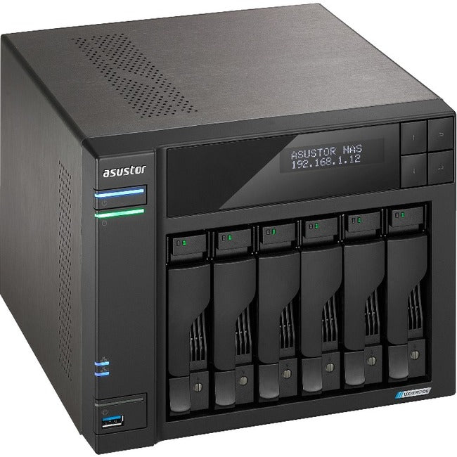 6-Bay NAS Storage Solution - ASUSTOR LOCKERSTOR 6 Gen2 Enterprise | Tecisoft AS6706T