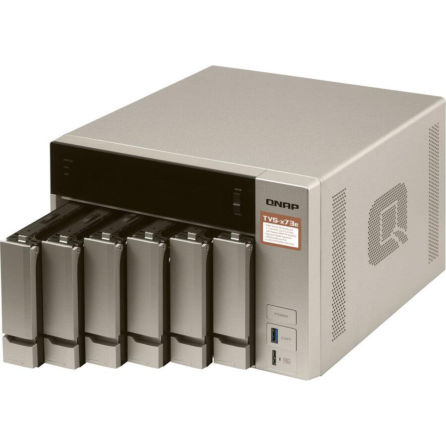 6-Bay NAS iSCSI IP-SAN - Enterprise Storage Solution | QNAP TVS-673e TVS-673E-4G-US