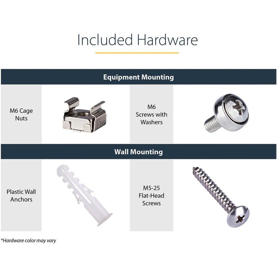 6U Wall Mount Network Rack - 14 Inch Deep Low Profile | StarTech.com WALLMOUNT6